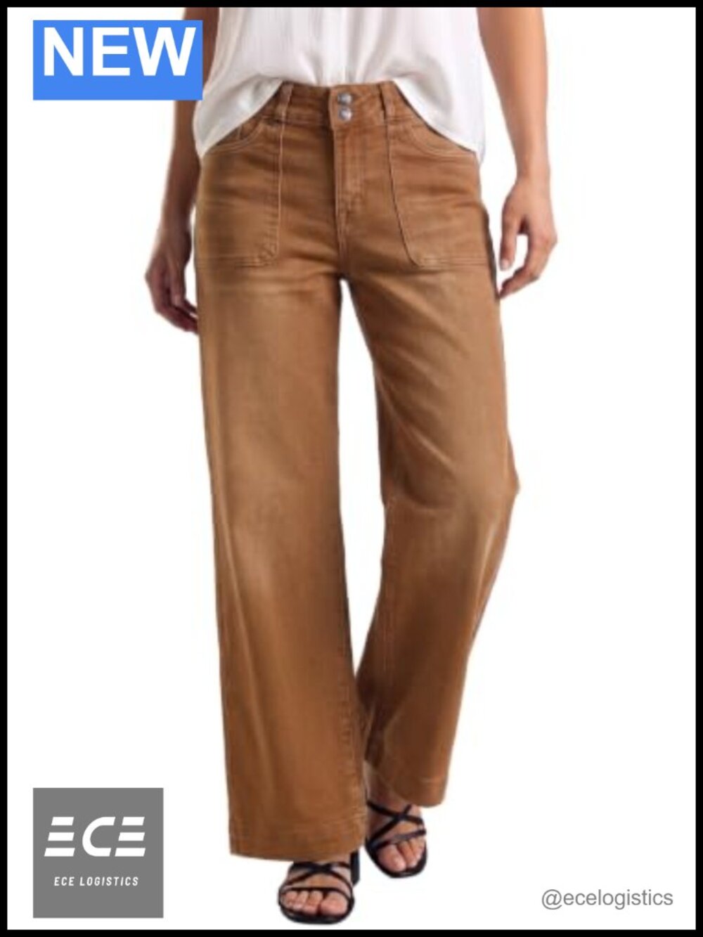 High Waisted Tummy Control Straight Leg Stretchy Jeans
